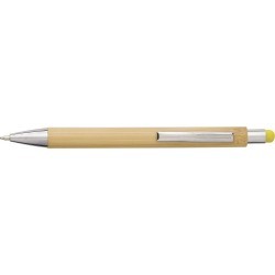 Bolígrafo de bambú y plástico Claire